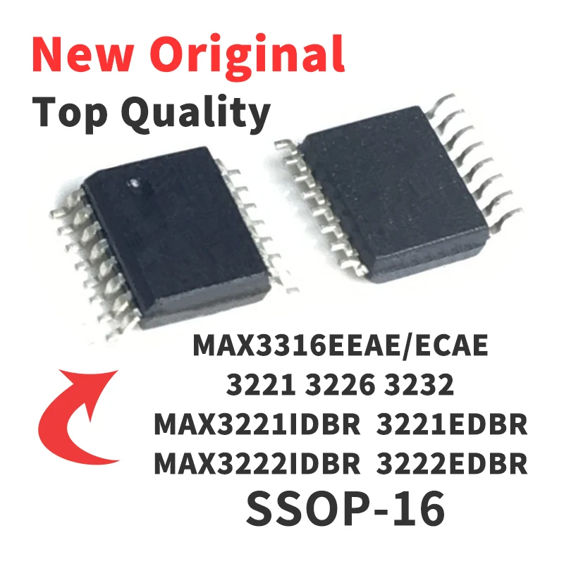 1 Piece MAX3316 MAX3221 MAX3226 MXA3232EEA-E ECA-E IDBR EIDBR EWE CWE SSOP-16 Chip IC New Original