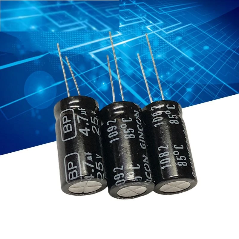 10PCS 4.7uf 25v audio frequency crossover vertical BP non-polar electrolytic capacitor 25v 4.7uf 13X26mm