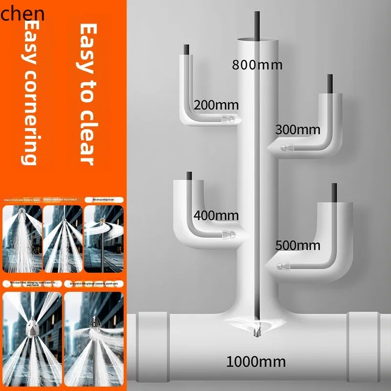 HXL High Pressure Pipeline Dredging Cleaning Machine High Power Commercial Sewer Dredging Machine