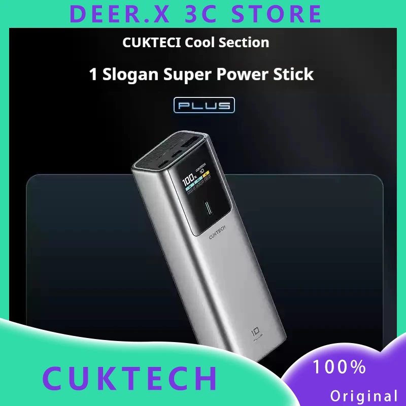 

CUKTECH 120W Power Bank 15000mAh Fast Charging Powerbank High-Power Fast Charge 10 Plus Super PowerBank For Xiaomi Apple Laptop