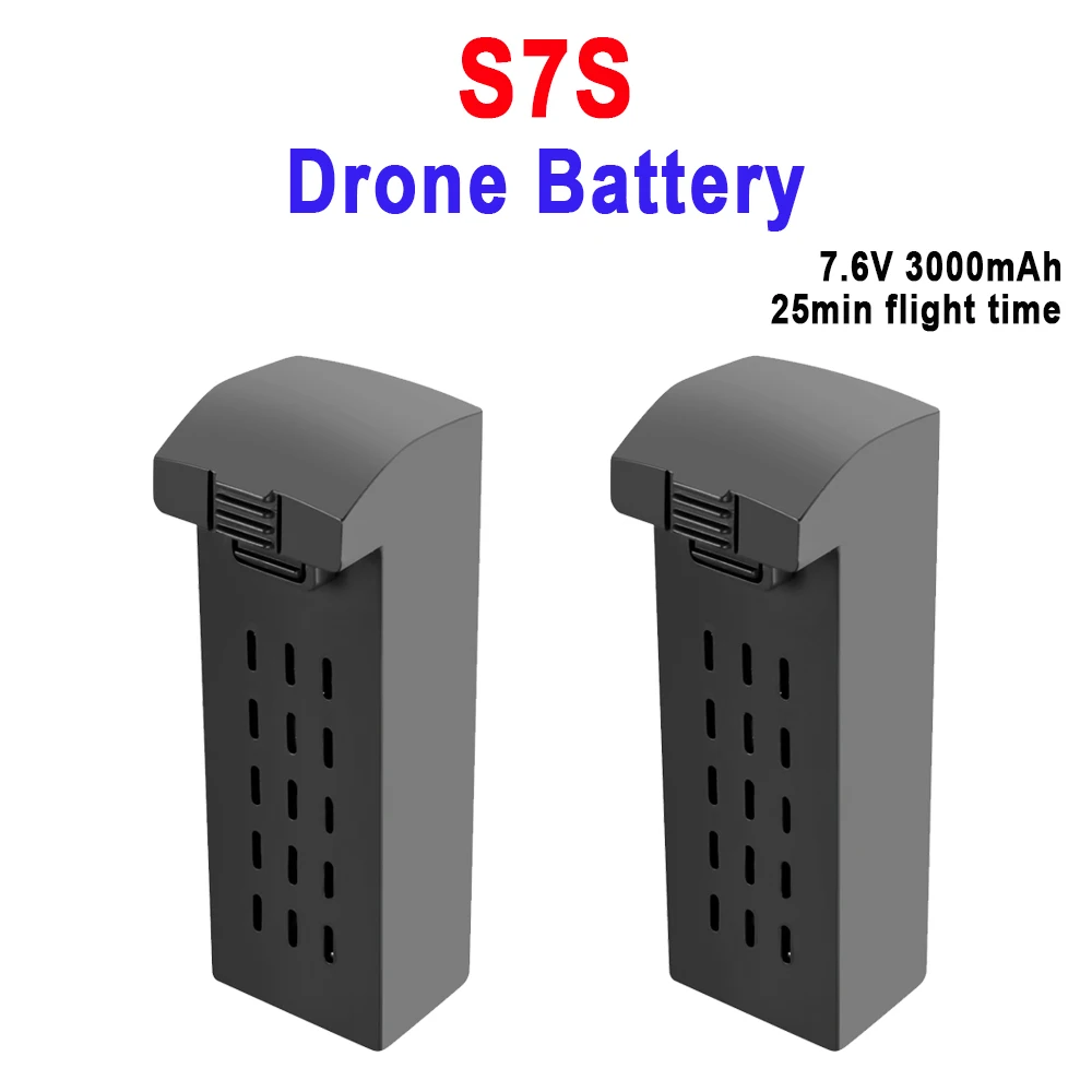 LSRC S7S Drone Battery 7.6V 3000mAh 25min Battery Life S7S RC Quadcopter Original Battery S7S Drone Accessories