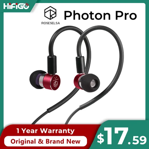 ROSESELSA Photon Pro 8mm HD controlador dinámico auriculares intrauditivos HiFi Original juego sonido auriculares