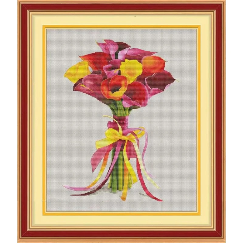 

ZZ9247 DIY Homefun набор для вышивки крестом посылка наборы для вышивки крестом новый узор НЕ НАпечатанный набор для вышивки крестом