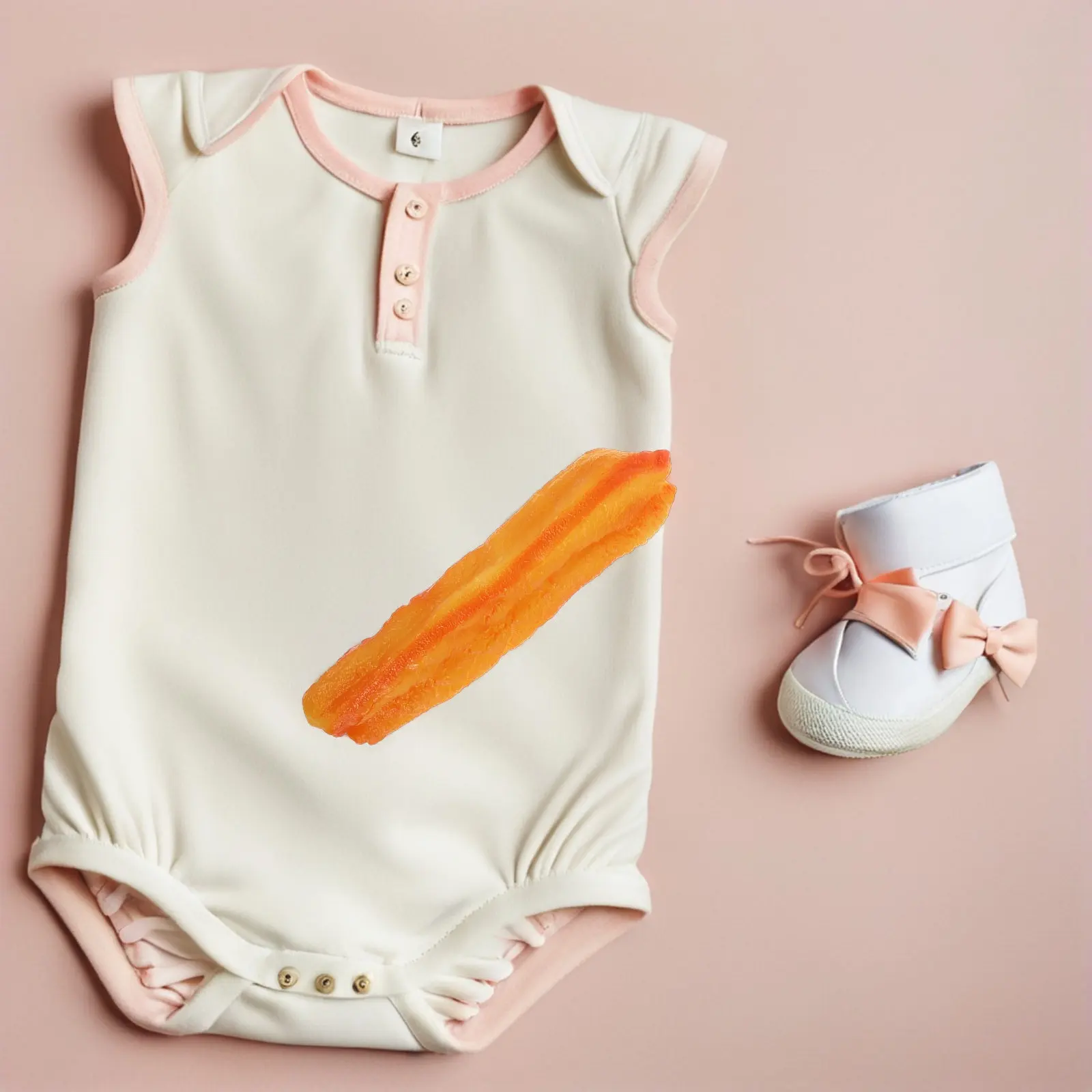 2 Piezas de PVC, Simulación de Palitos de Masa Frita, Comida China Artificial, Accesorios de Exhibición, Pan Decorativo Realista para Cafetería o Tienda de Desayunos