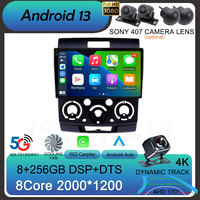 Car Stereo Android 13 for Ford Everest Ranger Mazda BT50 BT-50 2006-2011 Radio QLED Screen Multimedia Player Autoradio Head Unit