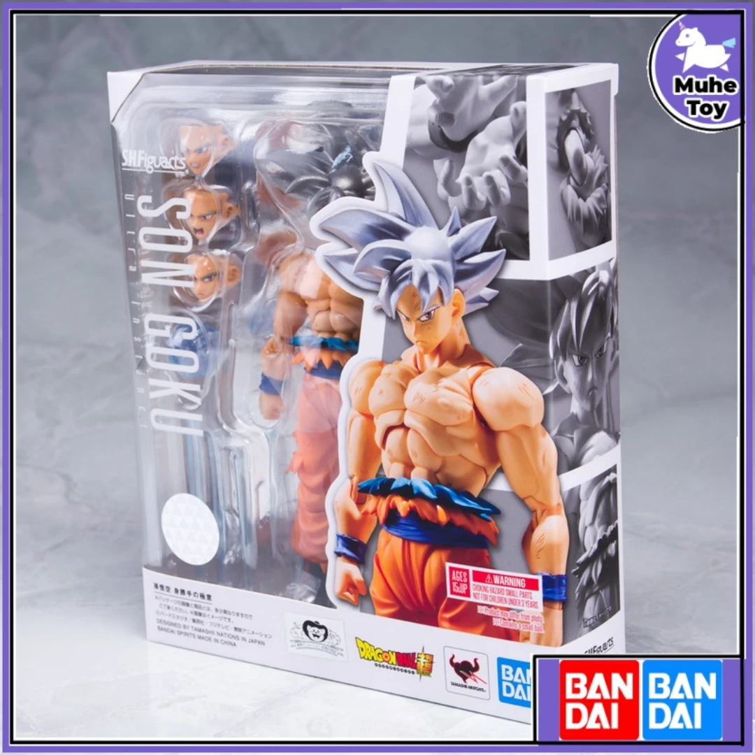 

Original In Stock Bandai Dragon Ball Super S.H.Figuarts Son Goku Ultra Instinct SHF Goku Ultra Instinct Action Figures Model Toy