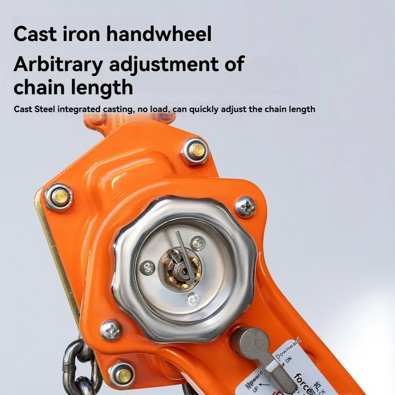 Hand Cranked Hoist, Hand Pulled Cable Tensioner 0.75t1/2/3 Ton Chain Hoist, Hand Cranked Diagonal Pull Hoist, Lifting Crane
