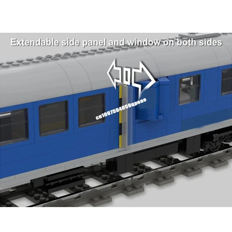 مدينة جديدة التقنية قطار السكك الحديدية Moc Schnabel سيارة Uaai 839 نموذج لغز مخصص لتقوم بها بنفسك الأفكار الإبداعية الاطفال اللعب هدايا عيد الميلاد