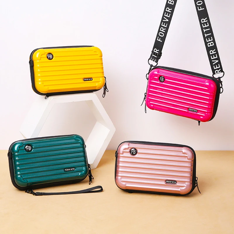 

Luggage Compartment Phone Pouches Shoulder Crossbody Women's Bag Mini Travel Box Small Square Bag Purses For Woman Free Shipping