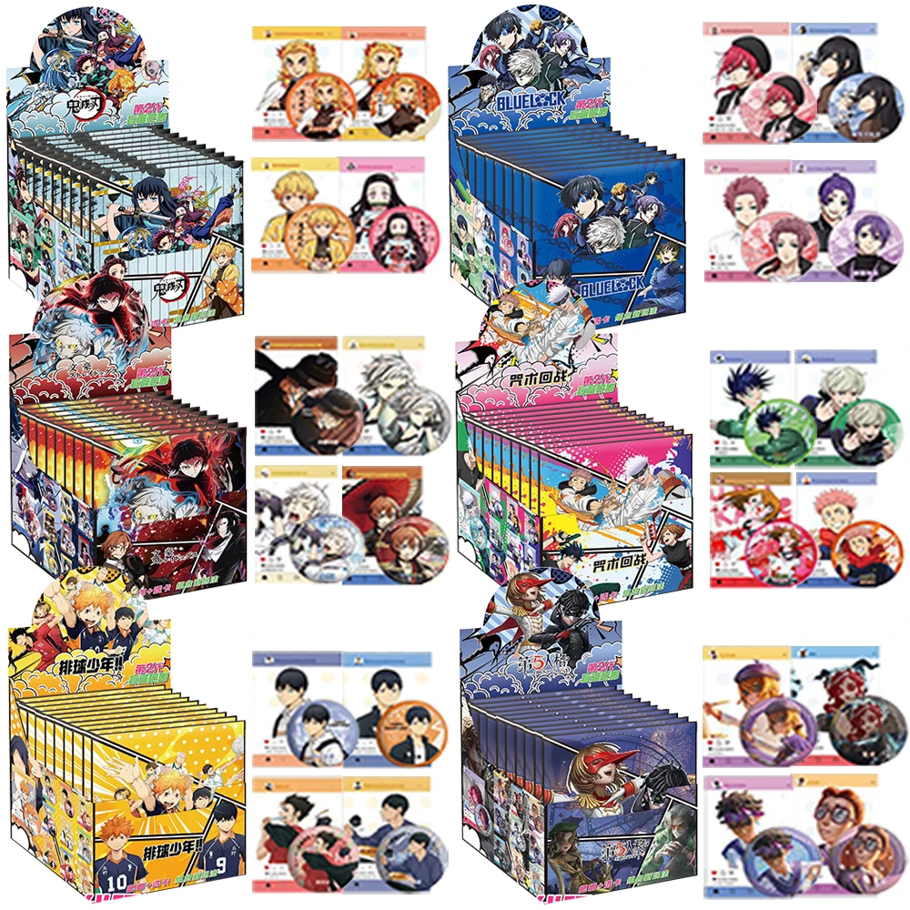 

Classic Popular Anime Children's Collection Badge Fans Love Characters Transparent Craft Card Gifts Exquisite Round Brooch Toys