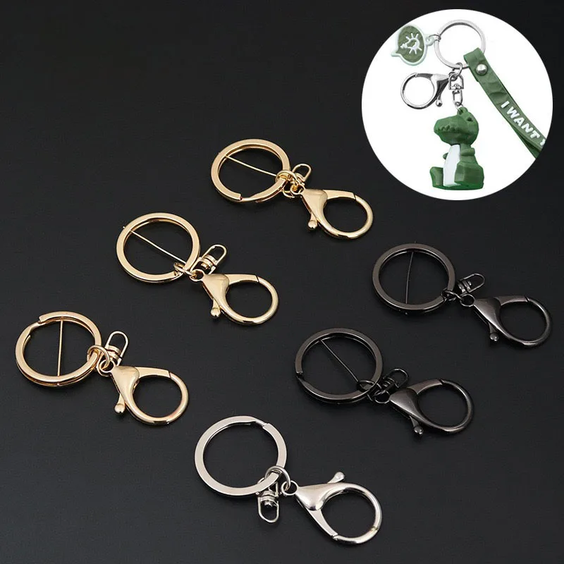Wirtschaftlich 10 Teile/paket Taille Hängen Schlüsselbund Unisex 3 Farben Karabiner Tragbare Auto Schlüsselring Business Einfache Paar Freund Schmuckstück