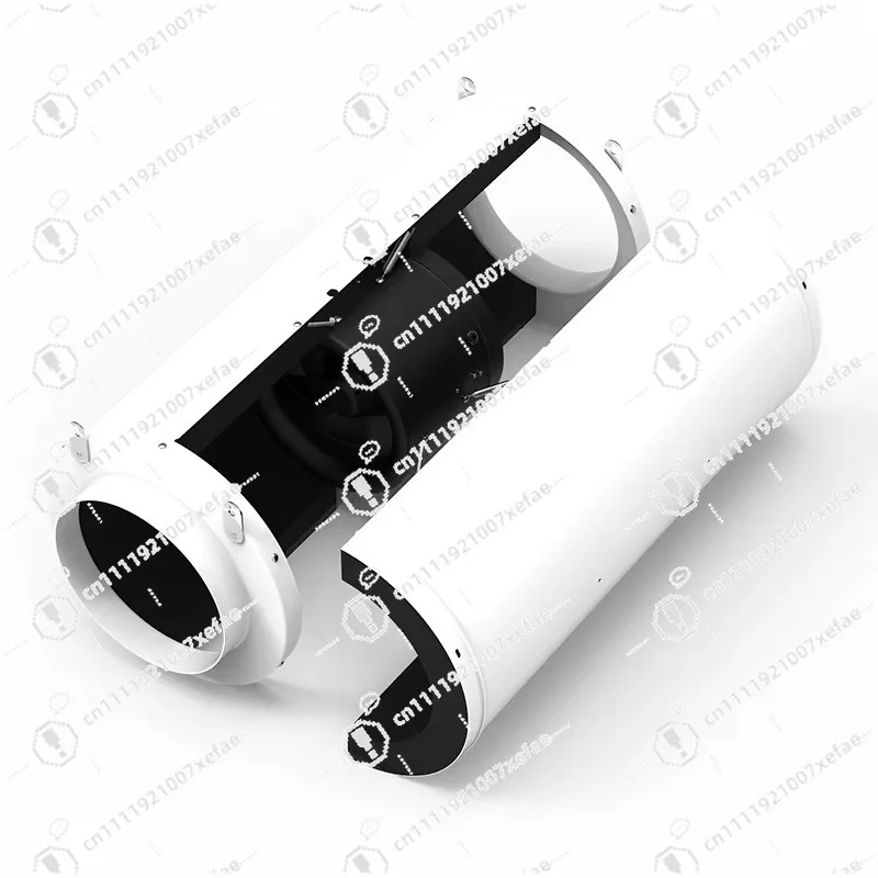 New 6-inch silent intelligent controller household ventilation vertical PWM 0-10V inline duct fan