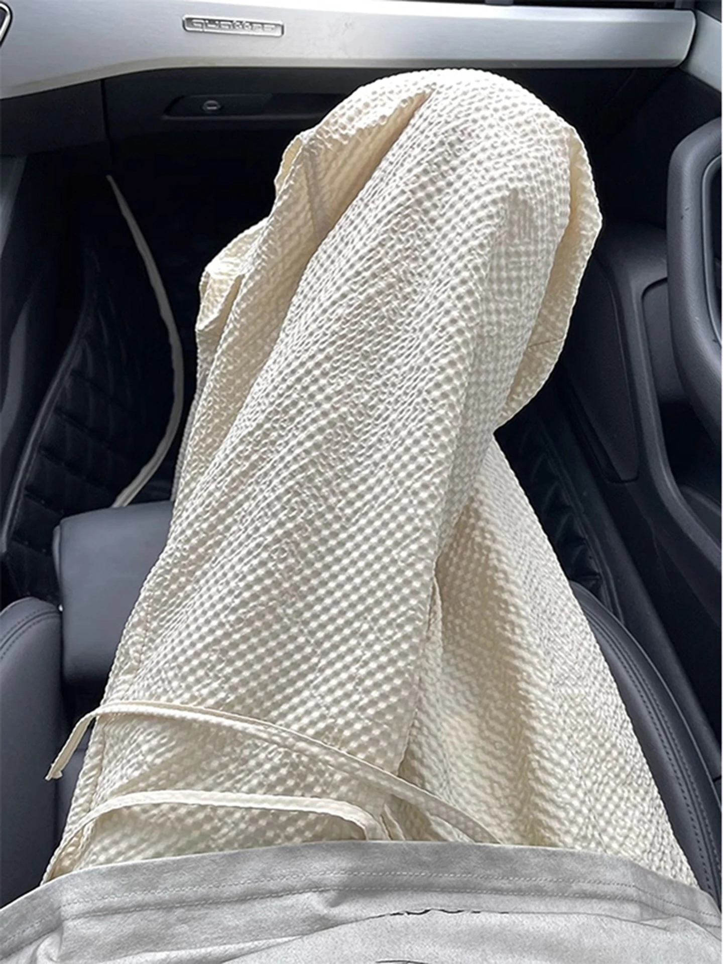 

Мужские летние повседневные брюки Cleanfit из текстурированного шелка Bubble Silk Ice: свободные, прямые, струящиеся, комфортные, модные, дышащие