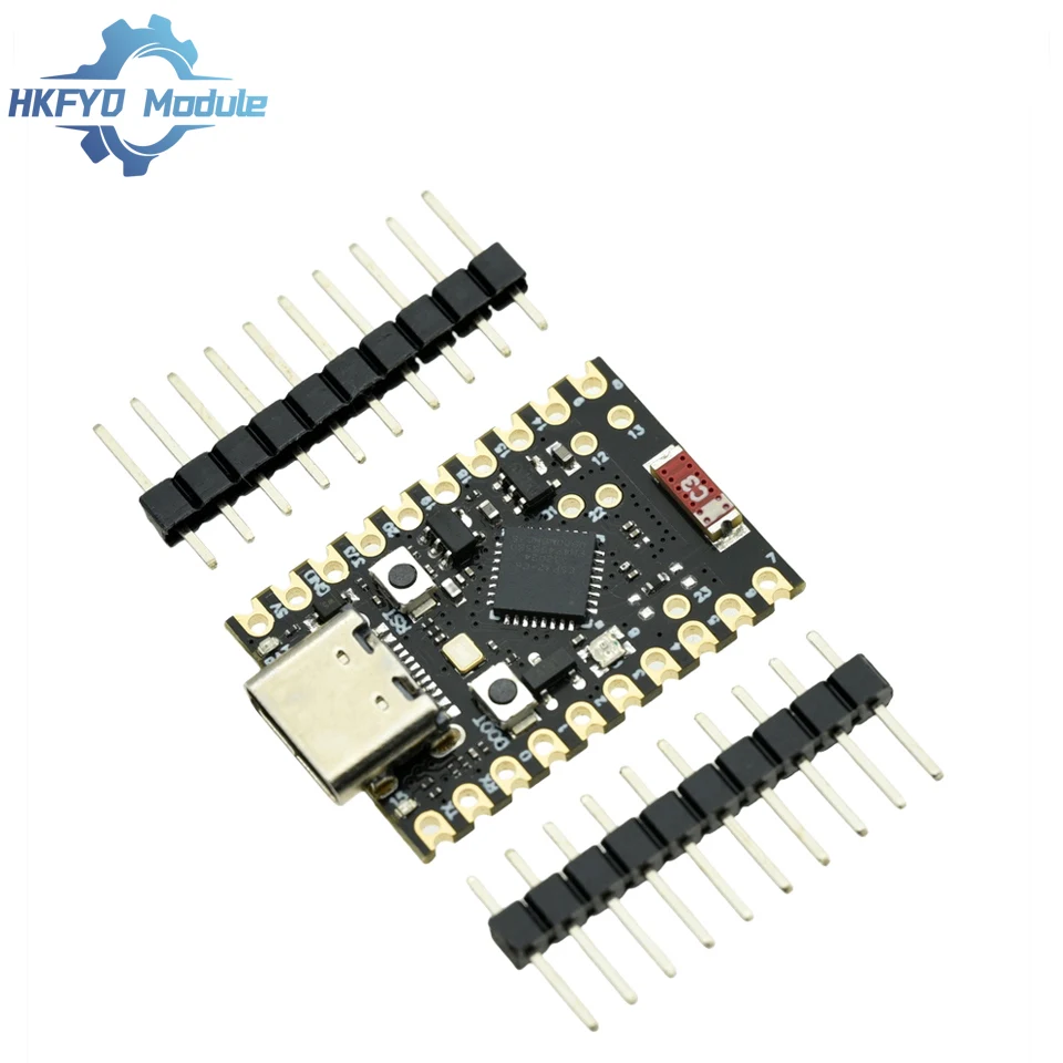ESP32-C6 MINI papan pengembangan modul N4 dengan osilator kristal RISC-V 32-Bit 4MB FLASH daya rendah ESP32 C6