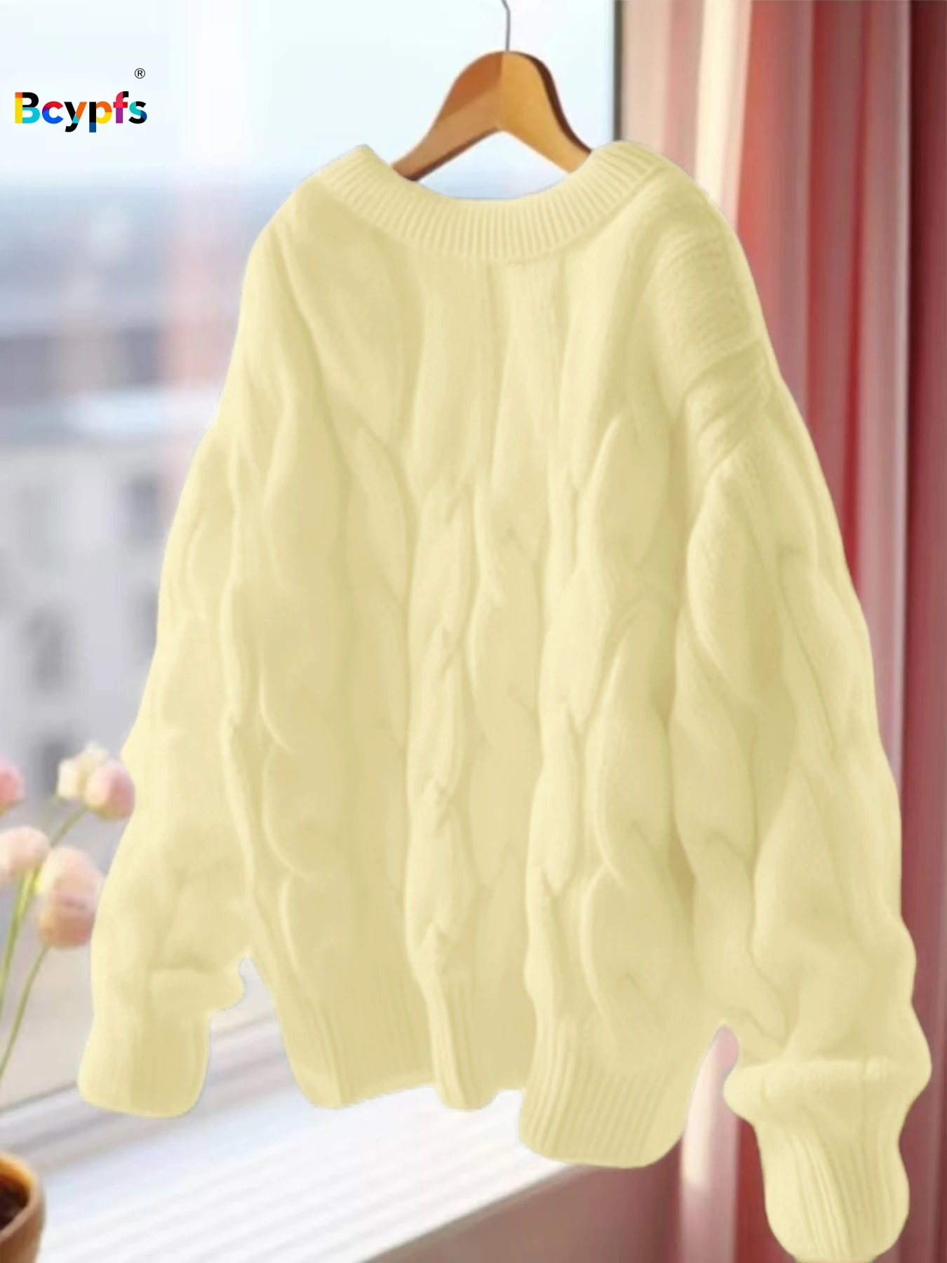 패셔너블하고 견고한 트위스트 니트 풀오버 긴팔 여성 상의, 인기 있는 울 소재의 부드러운 니트 긴팔 여성 스웨터