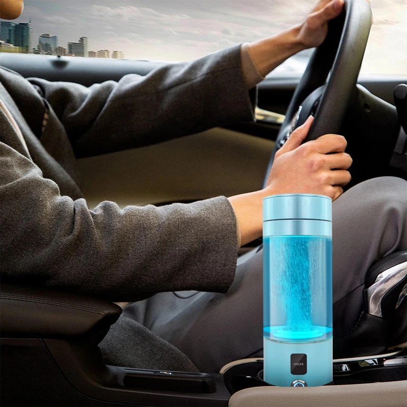 جديد الهيدروجين القلوية شرب تصفية المياه الهيدروجين زجاجة ماء PEM مولد الهيدروجين زر اللمس كوب ماء المؤين الصحي