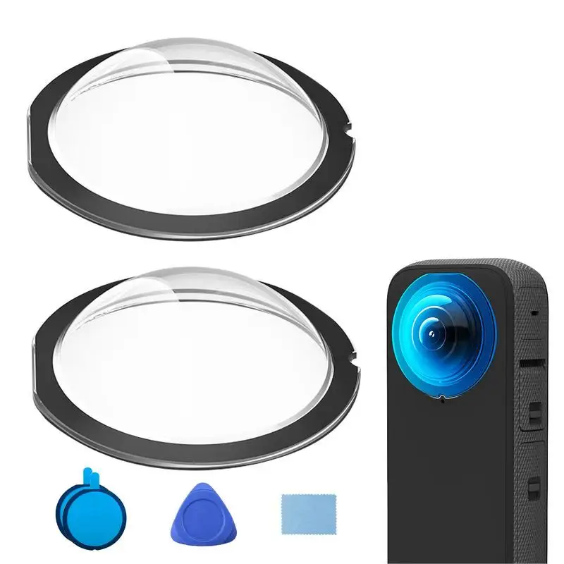 for Insta 360X3 Durable Lens Guards Protector For Insta 360X 3 Sticky Lens Camera Protection Accessories