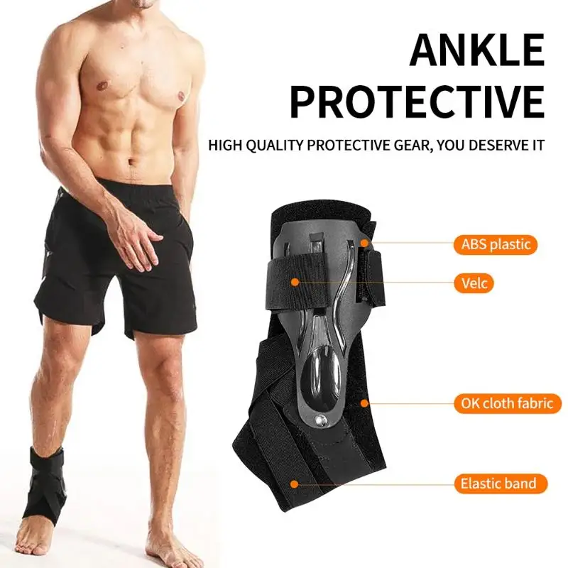An Ankle Wrap With A Fixed Brace That  The Ankle And Stabilizes The Ankle Joint Ankle Splint Stabilizer Recovery