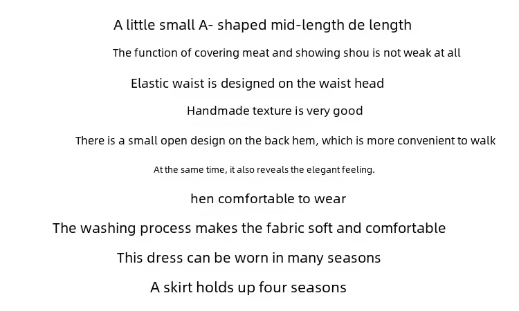 Korean Style Deformation Chubby Girl Loose Fit Joker Denim Skirt Long Temperament plus Size for Spring And Autumn