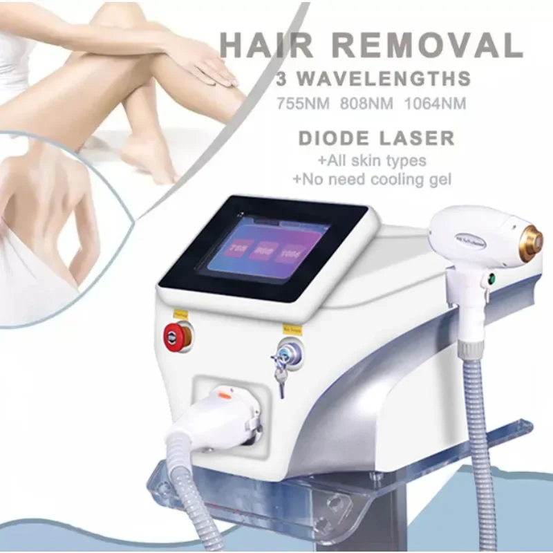 Diode Laser Hair Removal Professional Machine  rejuvenation Professional Painless Hair Remove 3 Wavelengths Hair Removal Machine