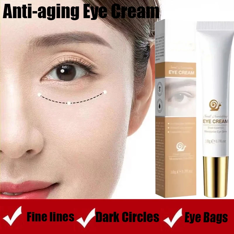 

Reduce Wrinkles Fine Lines Eye Bags Remover Anti-Wrinkle Eye Serum Remove Dark Circles Puffy Eyes