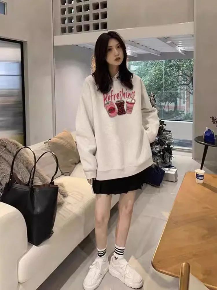 Felpe da donna Donna Peluche Abbigliamento Capispalla Genere Sfumatura color block Classico Pesante Multi-colore Quattro stagioni Fresco