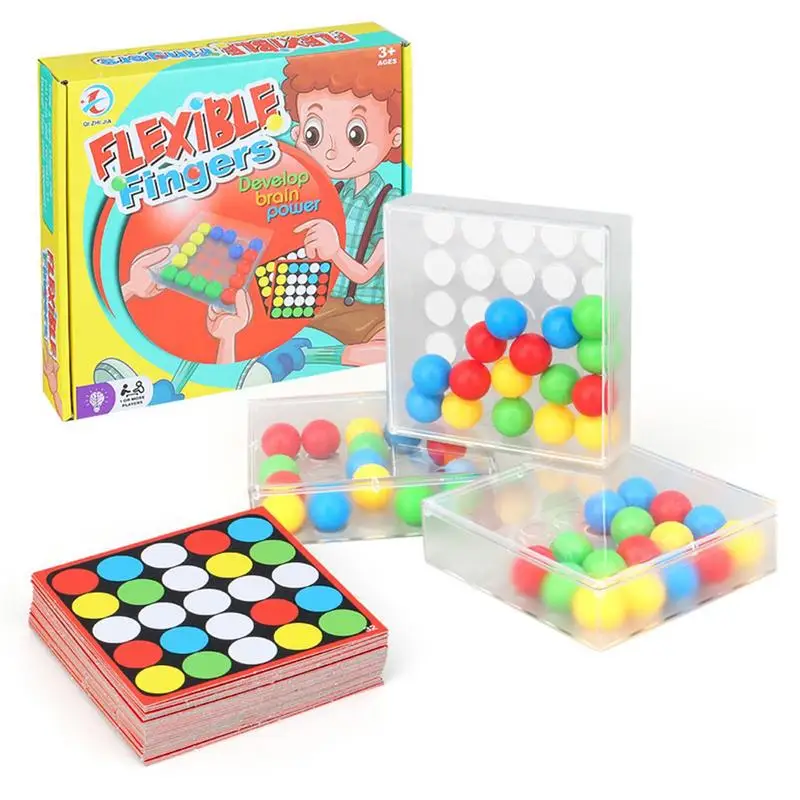 Gioco di smistamento delle dita flessibile abilità motorie interattive genitore-figlio Montessori che imparano il giocattolo sensoriale abbinato al colore per i bambini