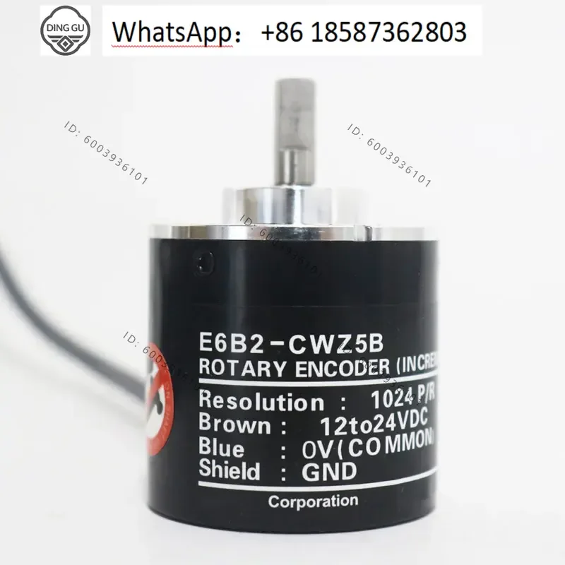 E6B2-CWZ5B Incremental Rotary Encoder PNP Output 10-2500 P/R High Resolution