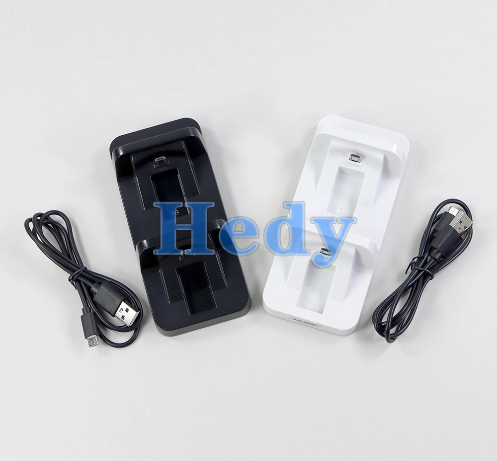 10PCS USB Dual Charge Dock For PS4 Controller Charging Stand Holder For Sony PlayStation 4 Slim Pro Gamepad Controle Charger