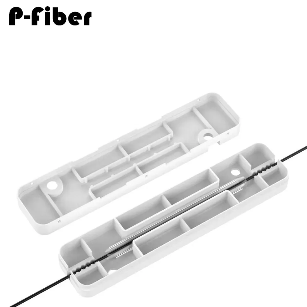 Fibra óptica Fusion Splice Proteção Tubo, quadrado e bainha de cabo redondo, tubo termorretrátil, 100Pcs