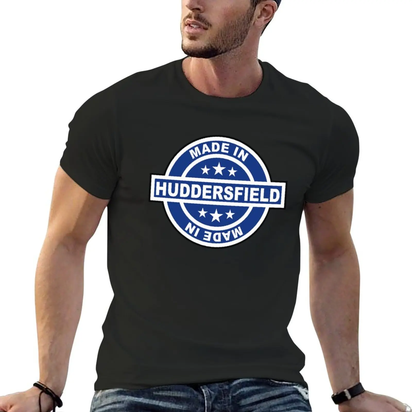 Made in Huddersfield T-Shirt basketball graphic tees vintage mens t shirts pack