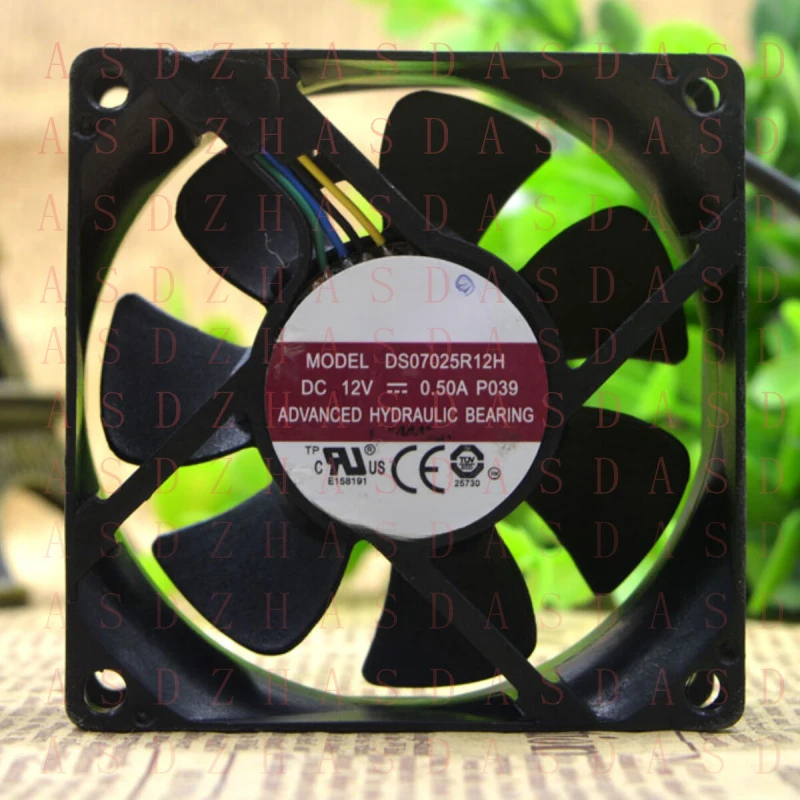 Z  for AVC 7025 12V 0.50A 7cm DS07025R12H 4-wire High Air Volume Silent Cooling Fan