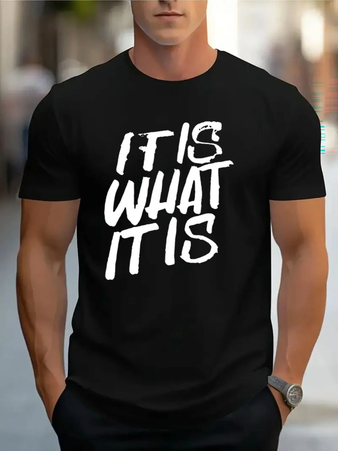 Men's T-Shirt Crew Neck Cotton Short Sleeves Soft Breathable Top Menswear Tshirt Summer Spring Streetwear Cotton 2026