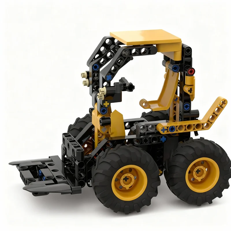 167pcs MOC Technical Wheel Loader Alternative Model Building Blocks Architecture Toy Christmas Gifts DIY Creative Idea Birthday