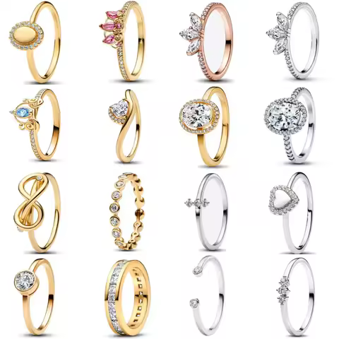 New 925 Silver Heart-shaped Ring Size 6 7 8 9 Suitable for Valentine's Day Holiday Women's Gift DIY High-end Fashion Jewelry