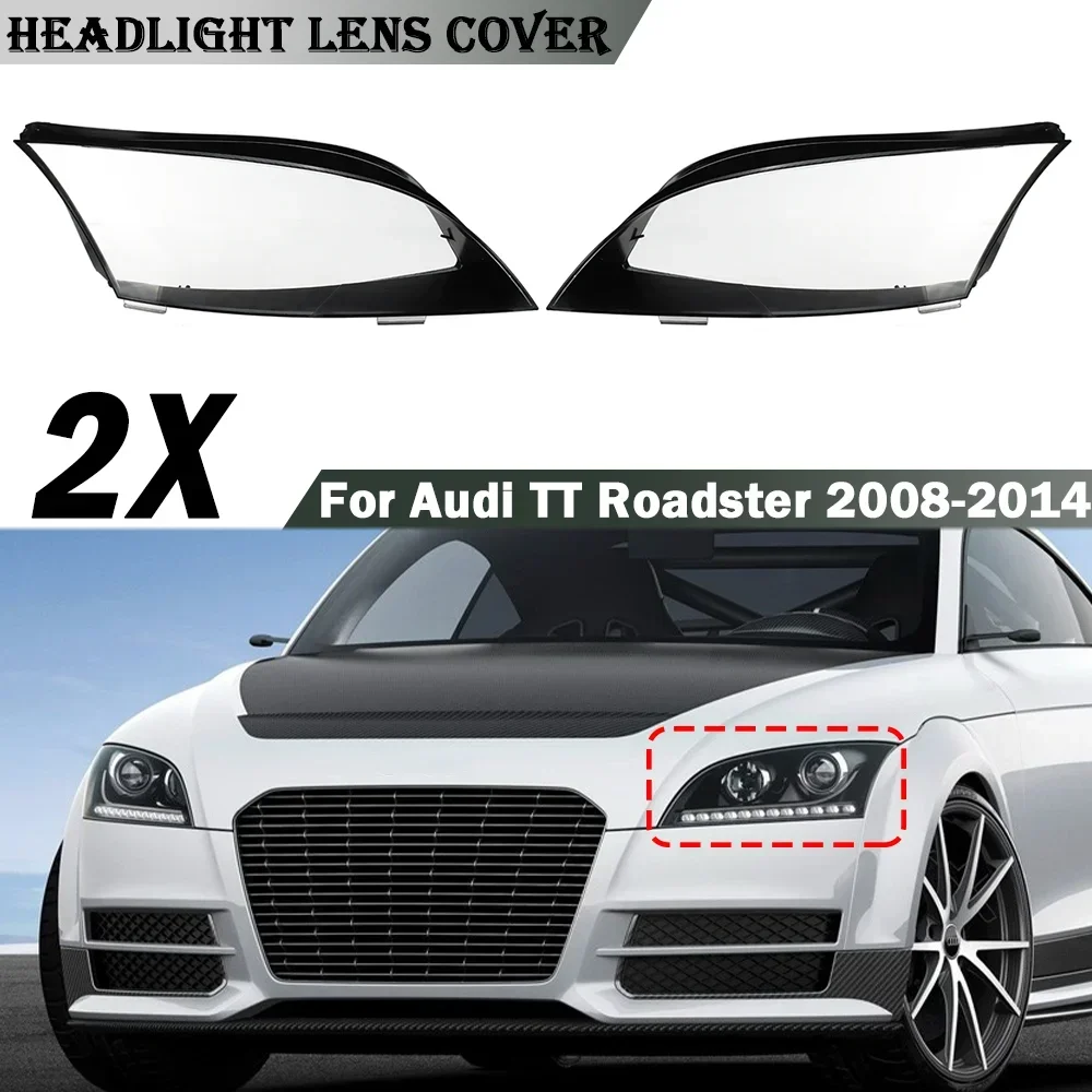 

Прозрачный Абажур для передних фар Audi TT Roadster 2008-2014 8J0941029AP 8J0941030AP AU2502213 AU2503213