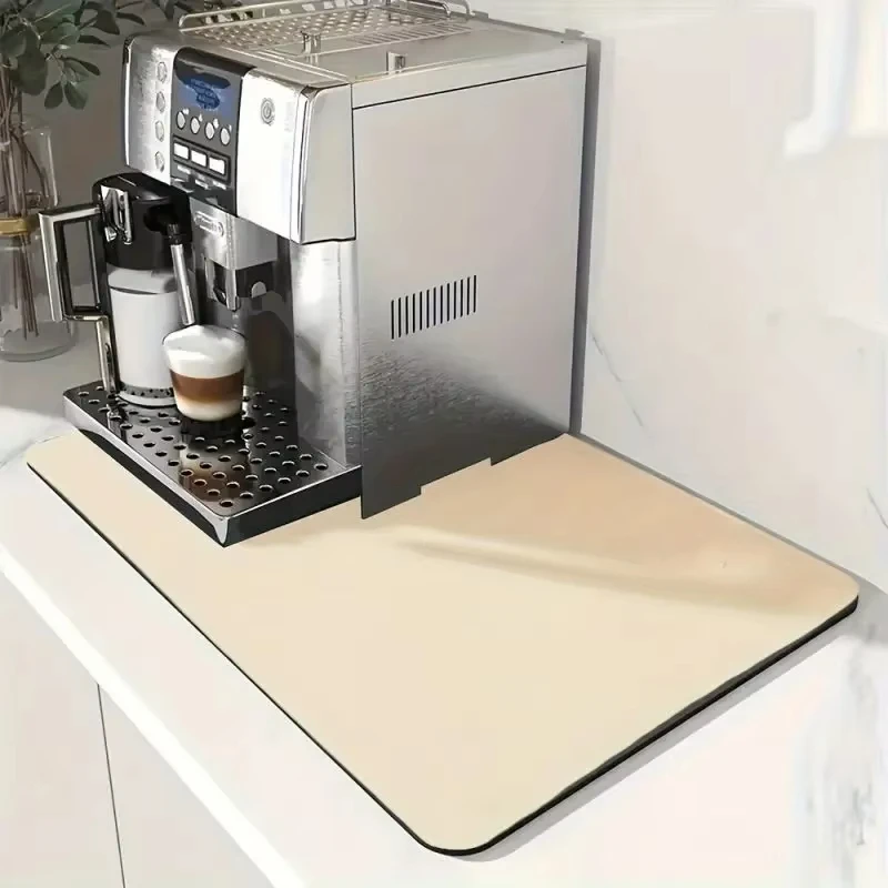 VIKAMA Coffee Machine Water Absorption Pad  Kitchen Dining Table Dishes Bar Counter Drainage and Heat Insulation Pad Home Decor