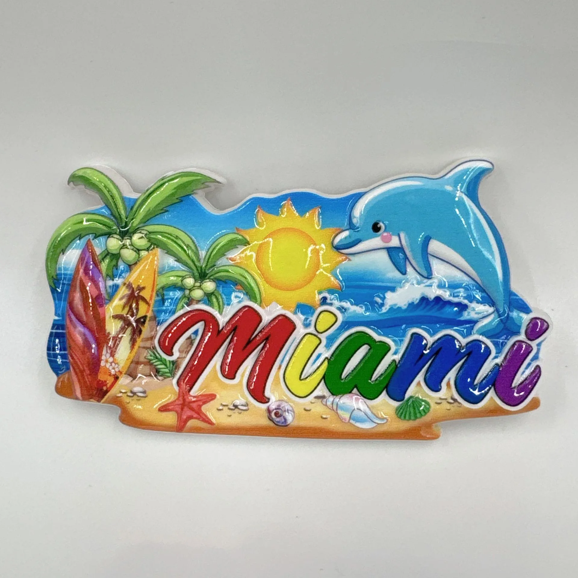 American City 3D Refrigerator Magnets Travel Souvenirs Fridge Magnetic Decorations Collectible Handicraft Gifts
