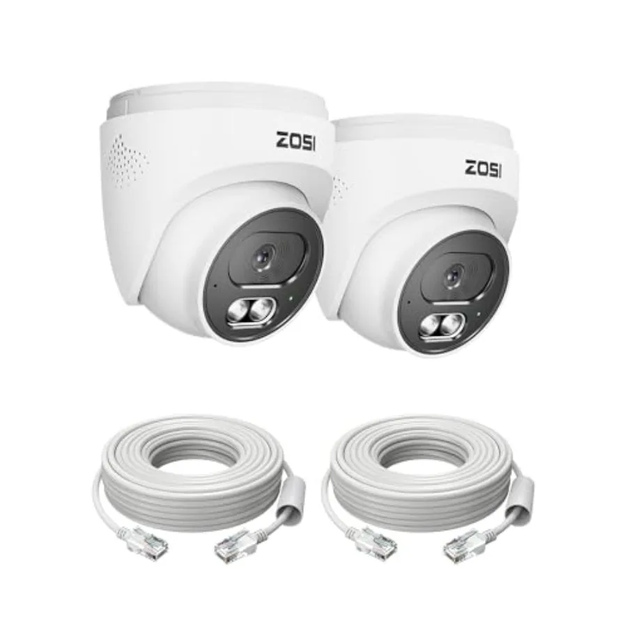 

Outdoor Indoor Surveillance Security Camera for Home, C220 4K 8MP PoE IP Camera with AI Person/Face/Vehicle Detection, One-Way