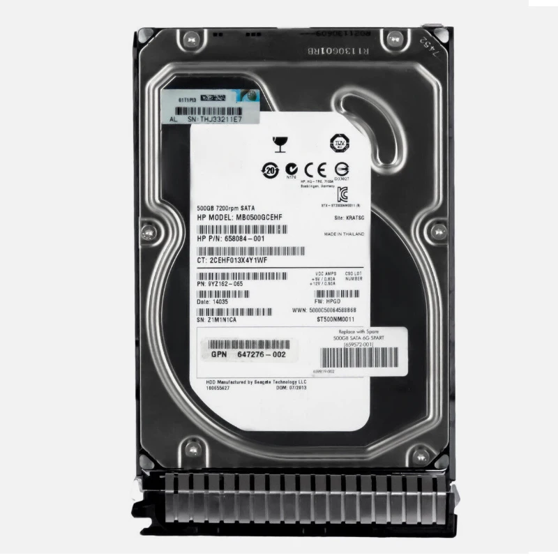 

100%New In box 3 year warranty 658084-001 658103-001 500G SATA 3.5 Need more angles photos, please contact me