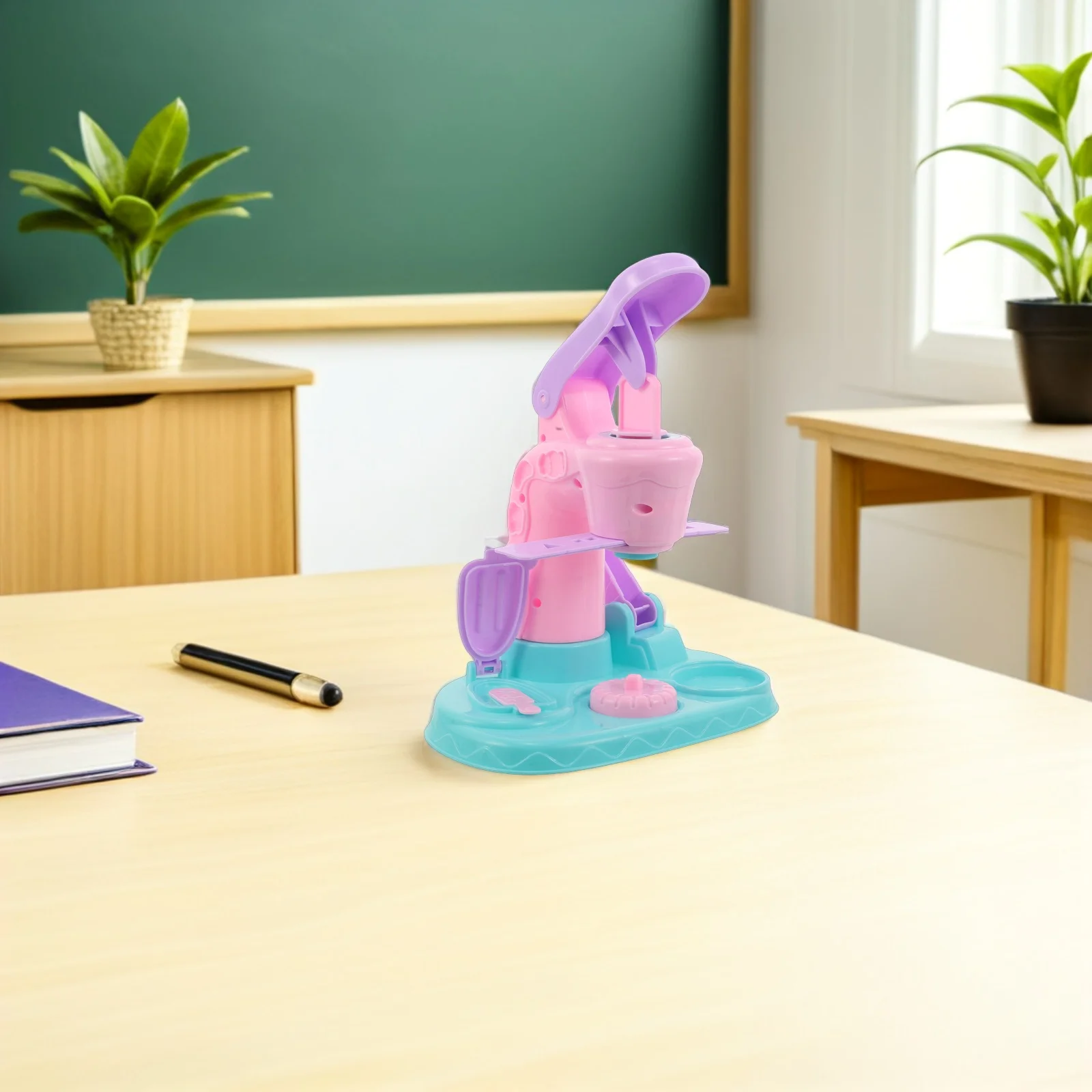 

Машина для производства глины для мороженого, цельный набор из мягкой глины, нетоксичный красочный пластилин, образовательный DIY, развлечение для творчества