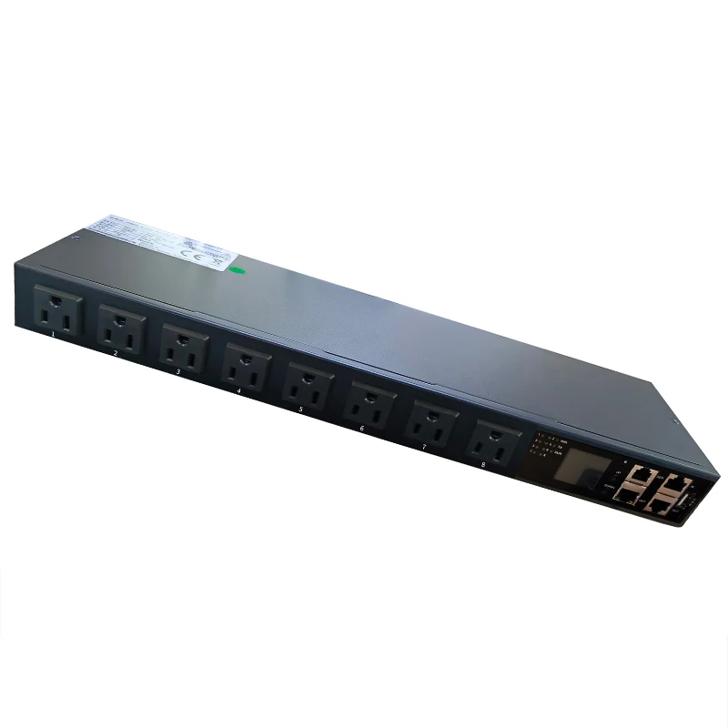 مقبس طاقة خزانة PDU ذكي 8 منافذ 15A/ 30A Python، C++، Linux، Telnet، SNMP، تطوير وبرمجة SSH