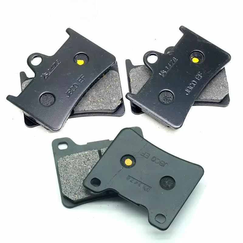 Для Yamaha YZF600 Thundercat 1998-2000 YZF600R 1997-2007 BT1100 Bulldog 2002-2008 XJR1300 SP 2001 комплект передних и задних тормозных колодок Для Yamaha YZF600 Thundercat 1998-2000 YZF600R 1997-2007 BT1100 Bulldog 2002-2008 XJR1300 SP 2001 комплект передних и задних тормозных колодок