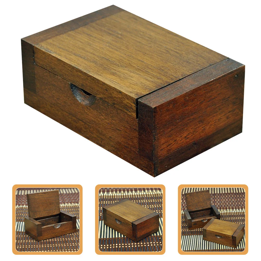 

Wooden Jewelry Organizer Box Vintage Earring Bracelet Necklace Storage Case For Rings Crystals Trinkets Desktop Decor