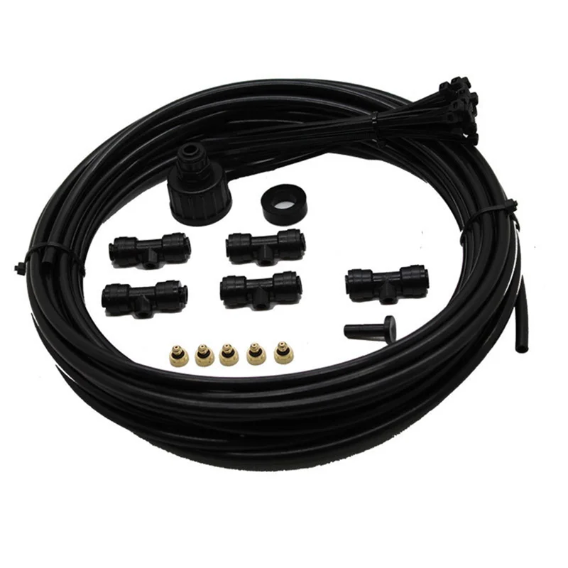 

AB33-Tap Water Garden Set Low Pressure Mist System Villa Courtyard Cooling