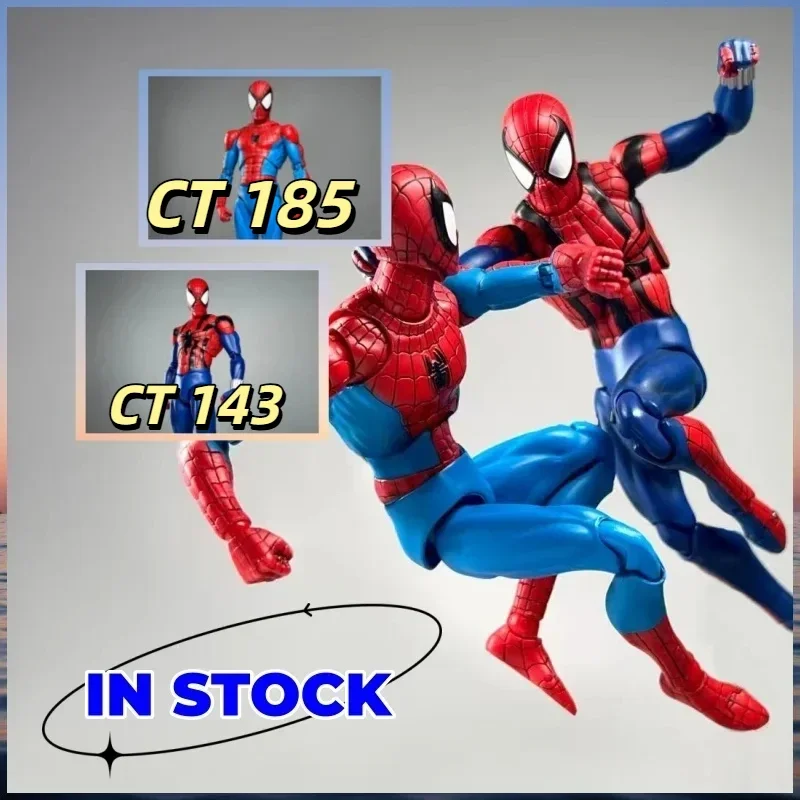 

Collectible Movable CT Mafex 185/143 Spider Man Action Toys - High-Quality Statues Dolls Collectible Ornaments Perfect Gifts