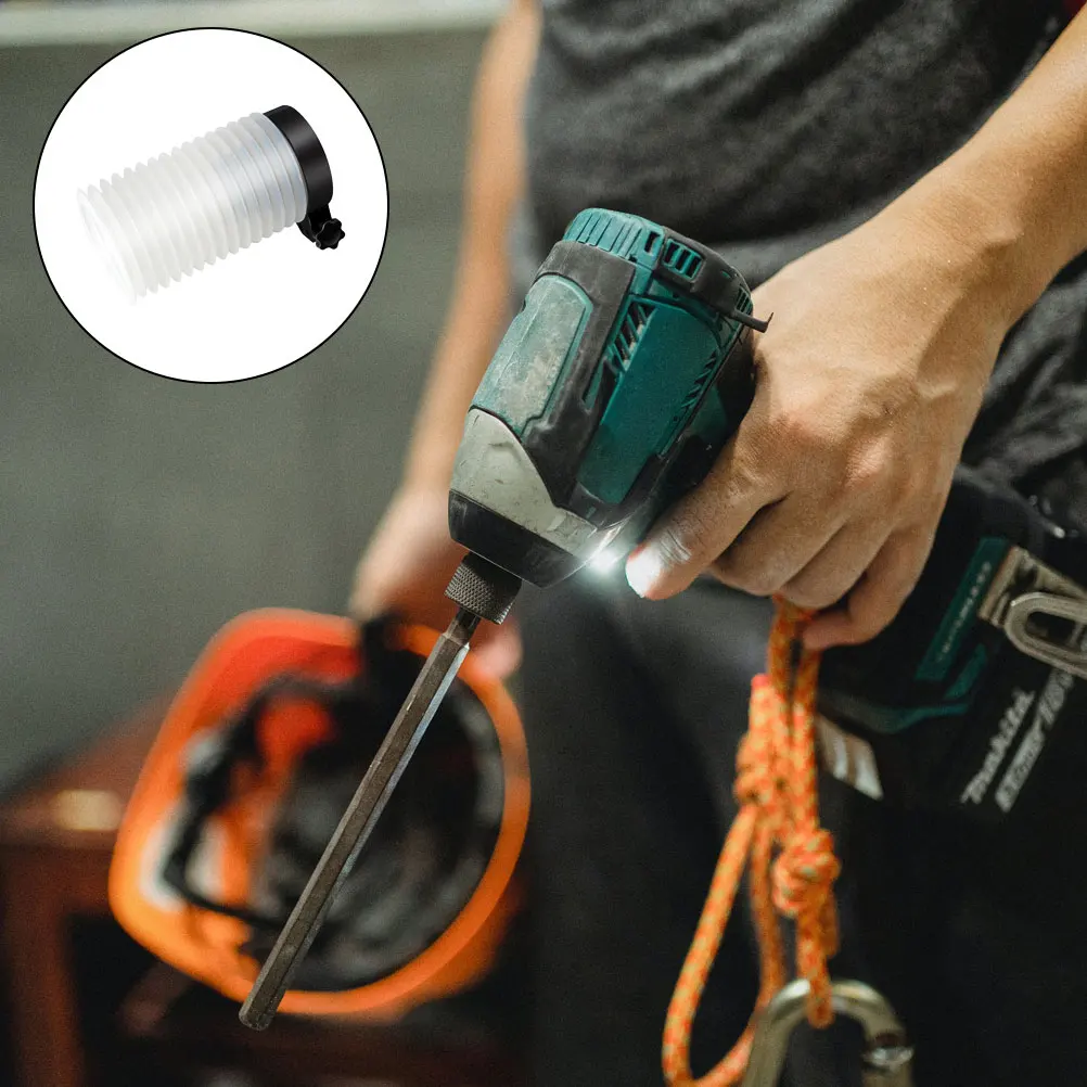 

PVC Soft Rubber Electric Drill Dust Collector Lightweight Sturdy Durable Long Term Use Better Dustproof Function Proper Capacity