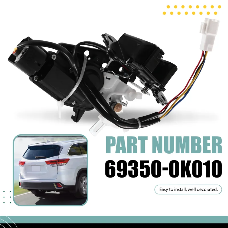 

69350-0K010 Car Tailgate Lift Power Motor For Toyota Highlander Fortuner 2006-2019 693500K010-A54R
