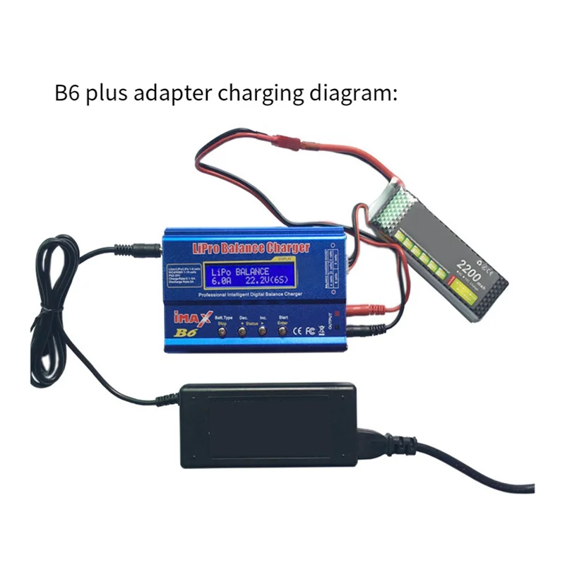 

A43M For IMAX B6 80W Lipo Battery Charger+T Plug Lipo Nimh Li- Ni-Cd Digital Lipro Balance Charger Battery Charger US Plug Du