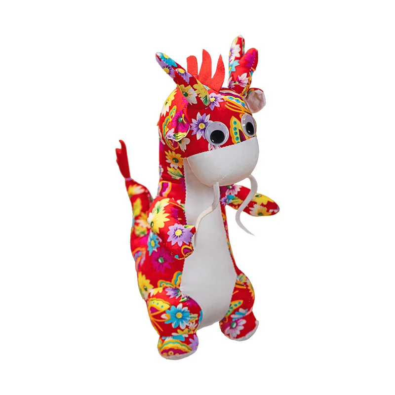 

28cm Classic Chinese Dragon Plush Toy Animals Mascot Home Decor Christmas Birthday Gift For Children